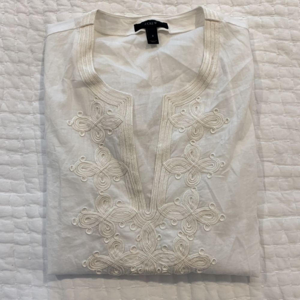 J. Crew Embroidered Top - Picture 2 of 5